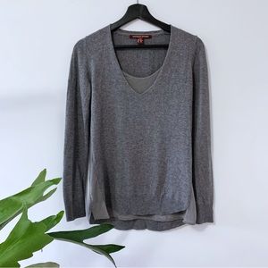 Comptoir des Cotonniers | Grey Silk Sweater